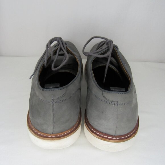 Cole Haan Gray Gray Tanner Leather Oxford Shoe Men's 12 - Picture 5 of 9
